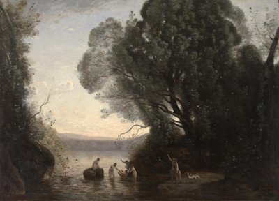 The Bath of Diana by Jean Baptiste Camille Corot